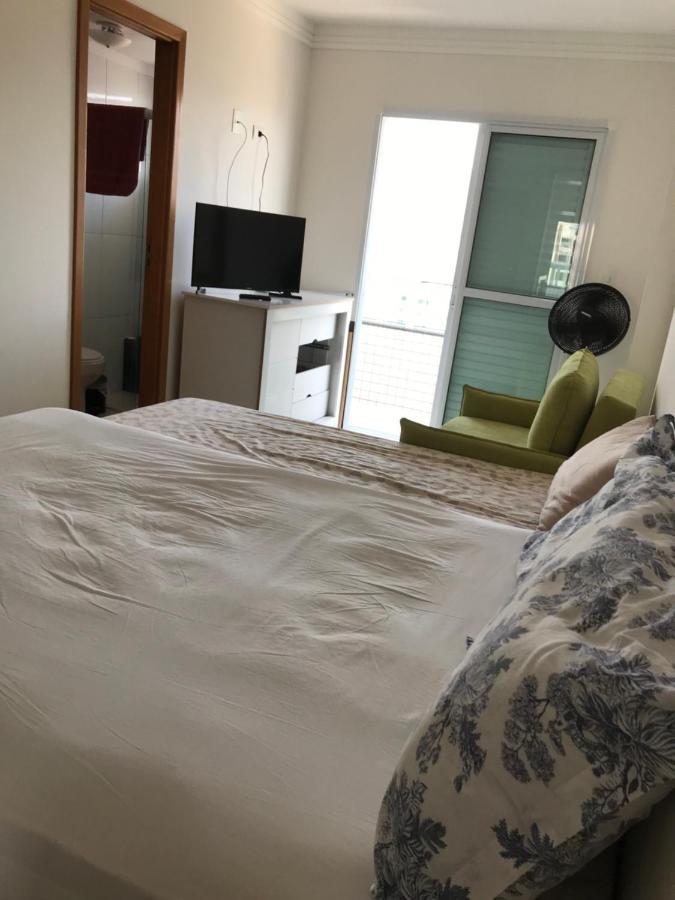 Apto Super Confortavel 1 Quadra Da Wi-fi 02 Banheiros Churrasqueira Na Sacada Apartment Praia Grande (Santos)